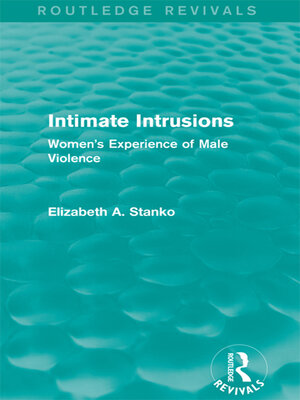 cover image of Intimate Intrusions (Routledge Revivals)